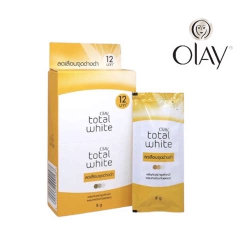 กล่อง 6 ซอง Olay ครีม โอเลย์ โททัลไวท์ โอเลย์ เนเจอรัล ออร่า พิงค์คิช โกลว์ โอเลย์ เนเชอรัล