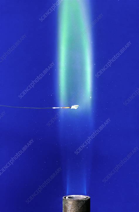 Barium Flame Test Stock Image C0279733 Science Photo Library