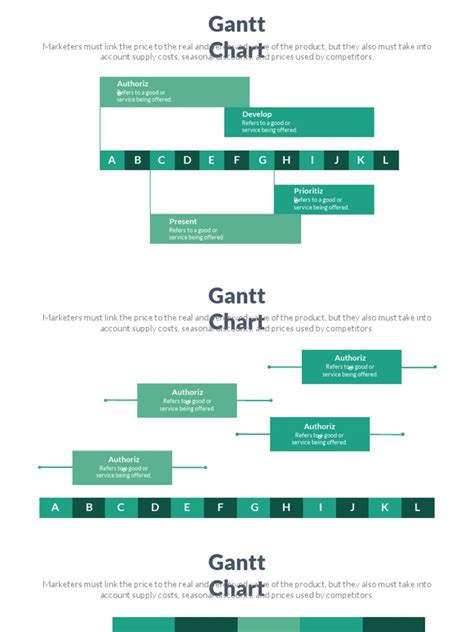 PowerPoint Gantt Chart Google Slides Light | PDF | Marketing ...