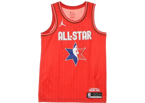 Nike NBA LeBron James All-Star Edition Jersey University Red Men's - US