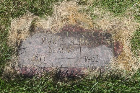 Mary Alma Marie Minnich Blauvelt 1877 1962 Find A Grave Memorial