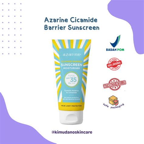 Jual Azarine Cicamide Barrier Sunscreen Moisturiser SPF35 PA LOLOS