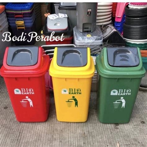 Jual Green Leaf Tempat Sampah Liter Bio Earth Tong Sanpah Kotak