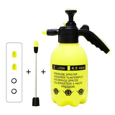 2l Portable Pressure Sprayer Garden Spray Bottle Plant Water Sprayers