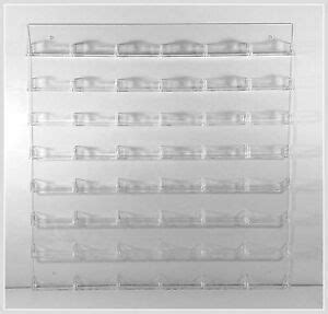 48-Pocket Clear Acrylic Wall-Mount Business Card Holder | eBay