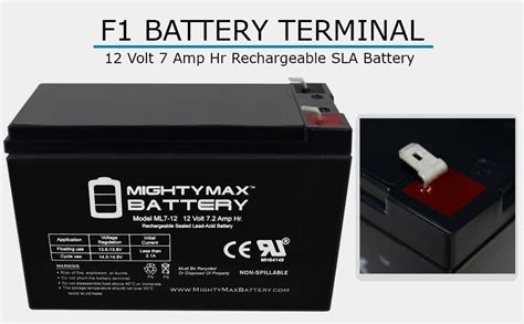 Mighty Max Battery Sunbright 6 Fm 70 Replacement Sealed Lead Acid Battery 12 Volt7 Ah Ml7