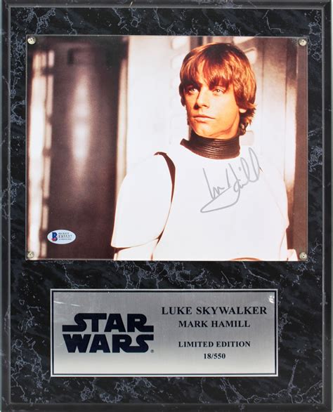 Lot Detail Star Wars Mark Hamill Signed Ltd Ed 8 X 10 Photo