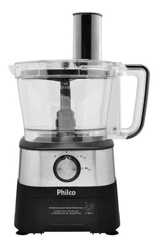 Multiprocesadora Philco Master Kitchen W Negra Y Plata V