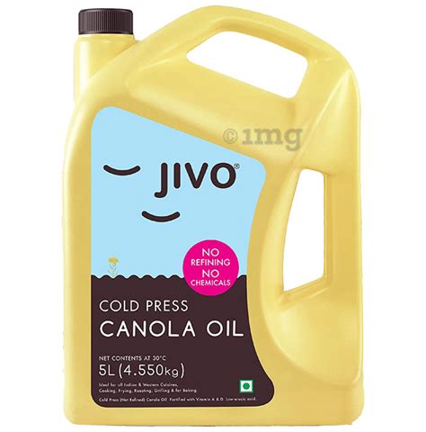 Jivo Cold Press Canola Oil Buy Canister Of Ltr Oil At Best Price In