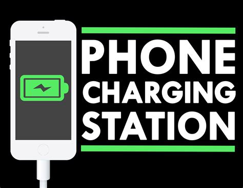 Phone Charging Station With Vector