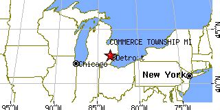 Commerce Township, Michigan (MI) ~ population data, races, housing ...