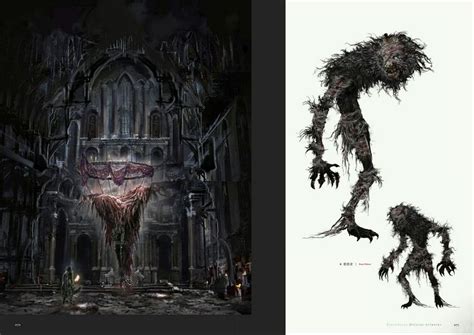 Bloodborne Concept Art - Beast Patient & Old Yharnam Area Concept Art ...