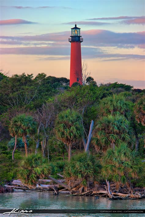 Jupiter Inlet Lighthouse From Catos Bridge Hdr Photography By Captain Kimo