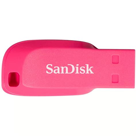 Pen Drive Gb Usb Cruzer Blade Rosa Sdcz C Sandisk Bt Un