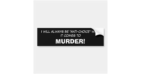 Pro Life Bumper Sticker Bumper Sticker Zazzle