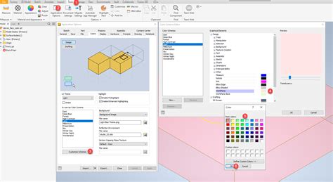 Alterar a cor das faces de uma peça no Inventor