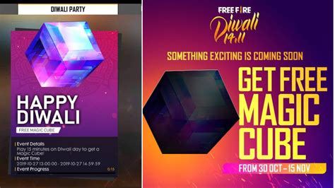 Free Fire Diwali Event 2020 Free Magic Cube And Special Offers For