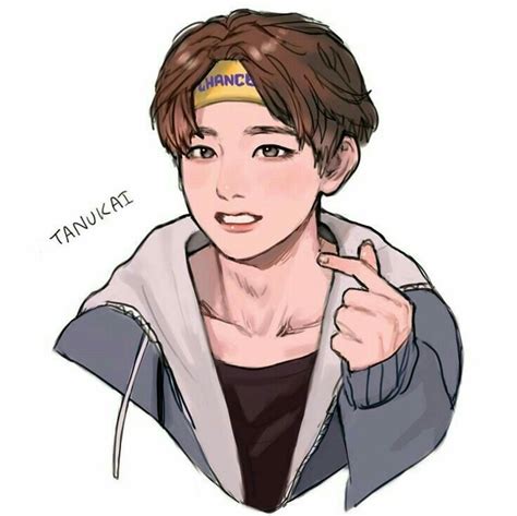 Pin By On Bts Fanart Bts Drawings Cartoon Pics Bts V Pictures