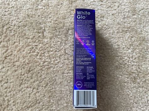 White Glo Purple Tooth Toner Whitening Serum Instant Colour Corrector