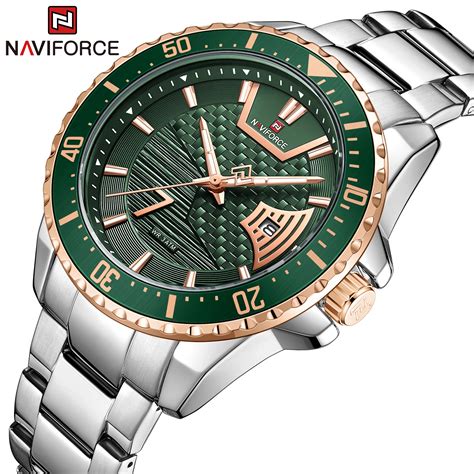 Naviforce Classic Fashion Luxury Wrist Watch Men Business Stainless