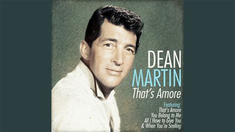 That's Amore by Dean Martin - Samples, Covers and Remixes | WhoSampled