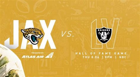 Raiders Vs Jaguars Live Streaming How To Watch The 2022 Nfl Hall Of