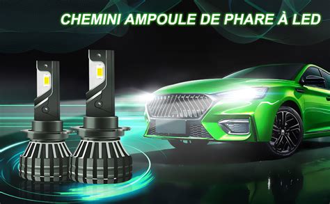 Amazon Fr Chemini Ampoule Hir Led Pour Voiture Feux De