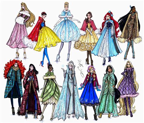 Hayden Williams Fashion Illustrations Disney Divas Holiday Collection By Hayden Williams