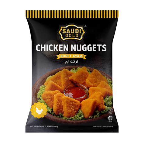 Chicken Nuggets 800 g – SAUDIGOLD GROUP BERHAD | Saudi Gold | Farm's Gold