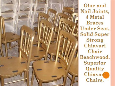 Ppt Fruitwood Supreme Chiavari Chair Powerpoint Presentation Free