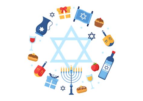 Best Free Happy Hanukkah Celebration Illustration Download In Png And Vector Format