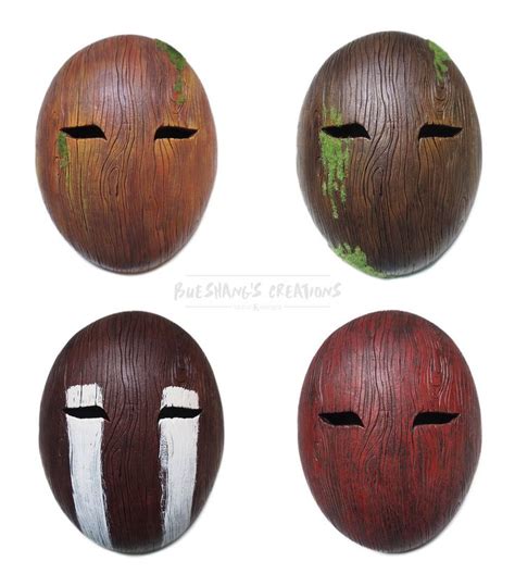 Wooden Masks by Bueshang