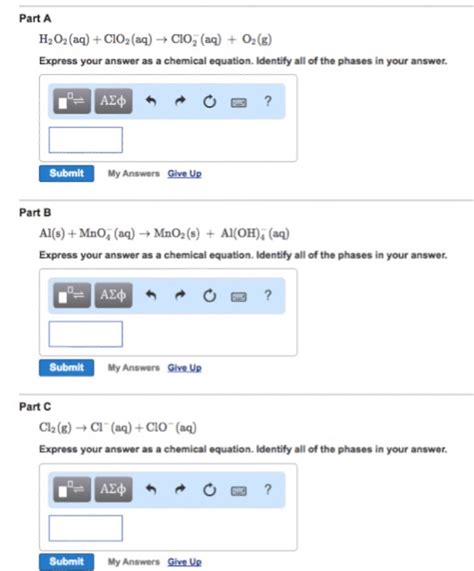 Solved Balance Each Of The Following Redox Reactions Chegg