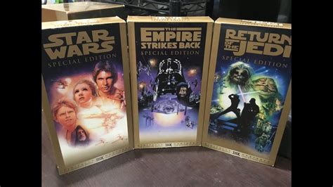 Star Wars Trilogy Special Edition Vhs Tape Classics Youtube