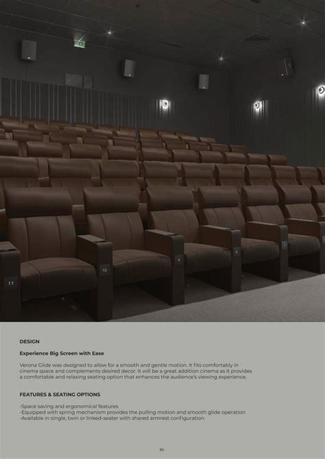 Ferco Seating Cinema Brochure R3 Page 46 47 Created With