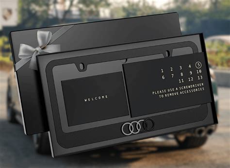 Show Your Audi Pride With An Audi License Plate Frame