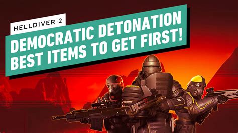 Helldivers 2 The Best Gear In The Democratic Detonation Premium Warbond