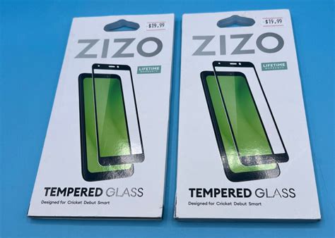 Zizo Tempered Glass Screen Protector For Cricket Debut Smart Ebay