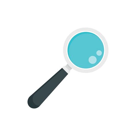 Lab Magnify Glass Icon Flat Style 14477284 Vector Art At Vecteezy