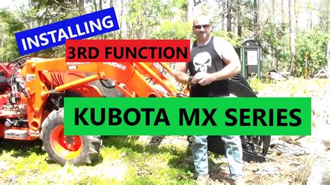 How To Install Rd Function On Kubota Mx Series Tractor Easy Youtube