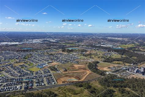 Aerial Photography Edmondson Park Station And Development Airview Online