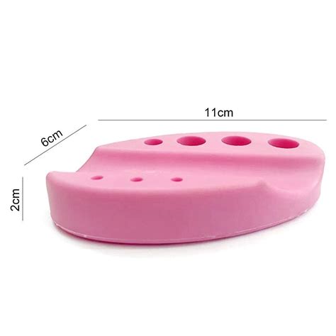 Silicone Oval Ink Cup Cap Rack Tattoo Pen Holder Pigment Ink Tattoo