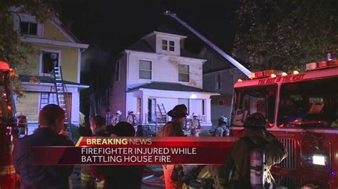 Firefighter Injured While Battling House Fire