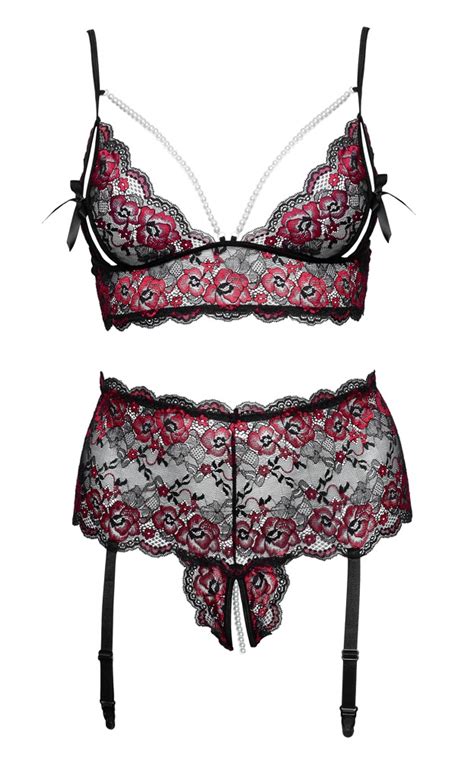 Cottelli Jarretel Lingerie Set Grote Maten Cocolamar Be