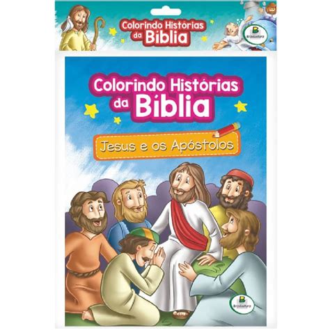 Colorindo histórias da Bíblia Kit c 10 Und GRANDE Shopee Brasil