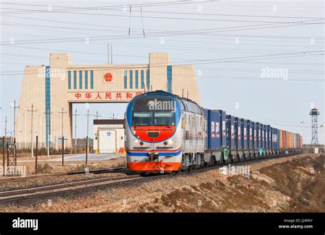 Alataw Pass Th Apr The First London Yiwu Cargo Train Carrying