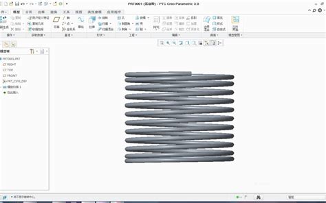 Creo30螺旋扫描绘制变螺距弹簧哔哩哔哩bilibili