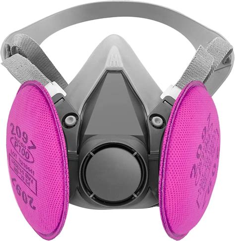 ANUNU Half Facepiece Respirator with Filters Against Dust Used in