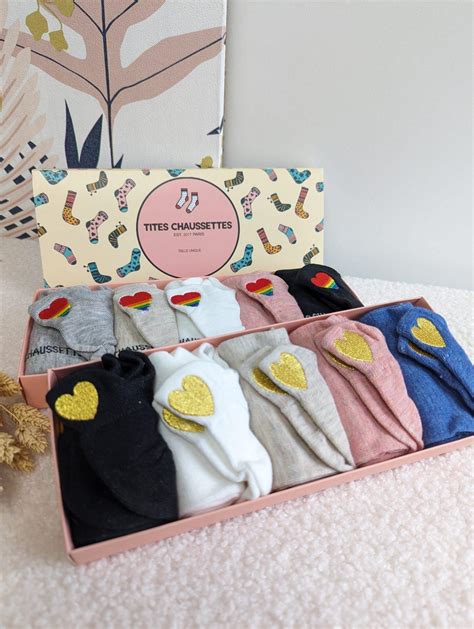 Coffret Chaussettes Languette C Ur Chaussette Femme Avec C Ur