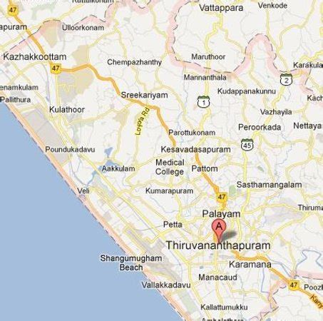 Trivandrum City Map